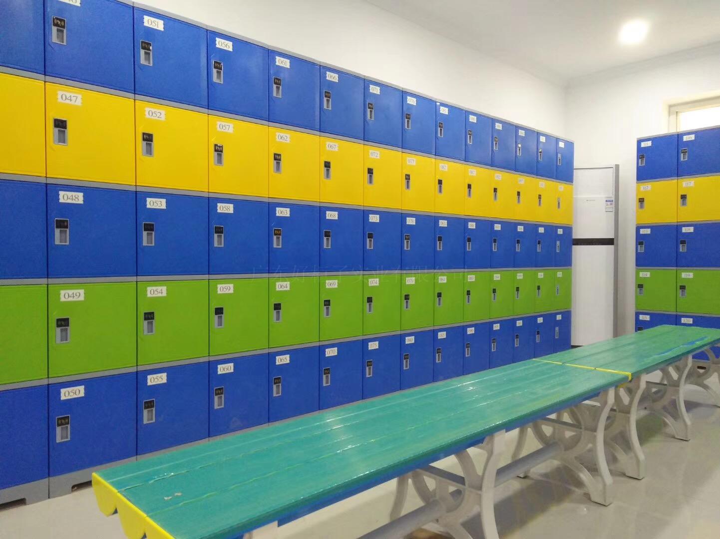 河南漯河水上樂(lè)園塑料更衣柜